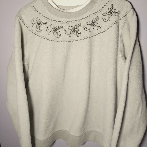 Women's Light Green Sweat Shirt - Picture 1 of 2